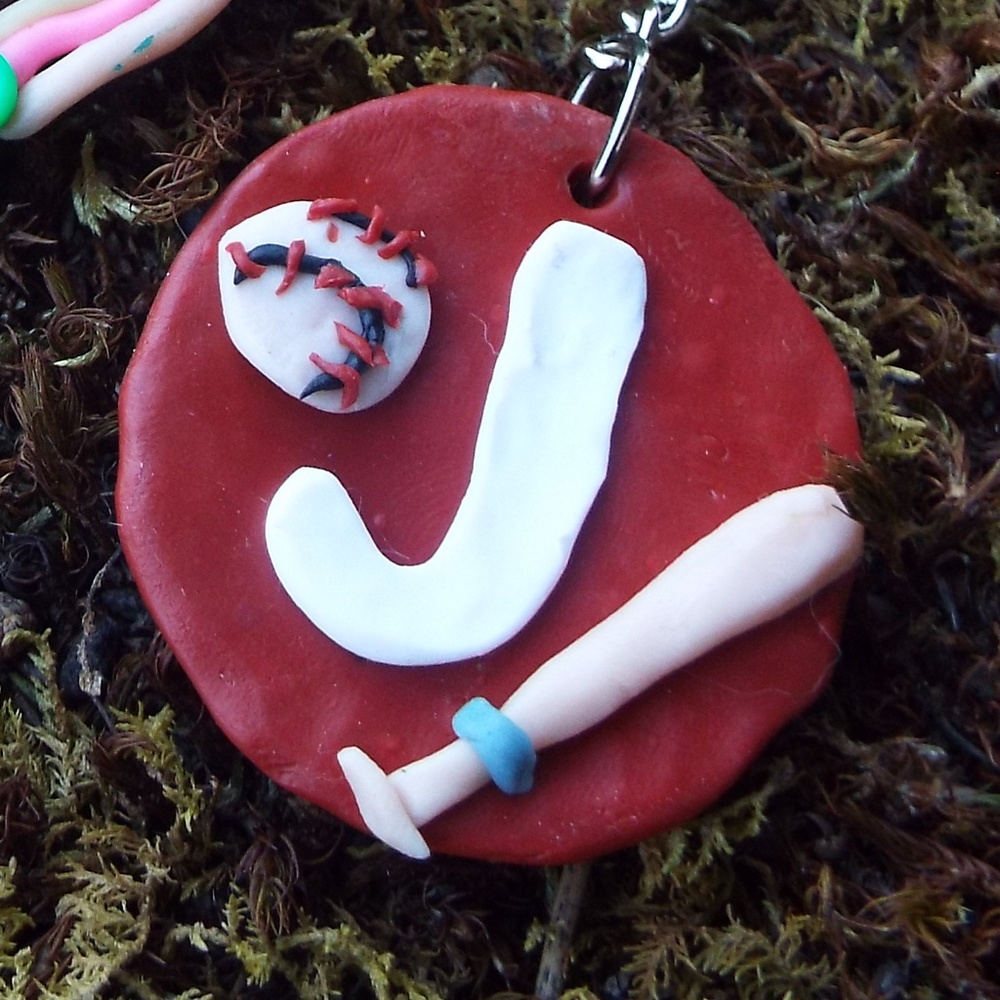 Alphabet key chain - Letter J (personalized)
